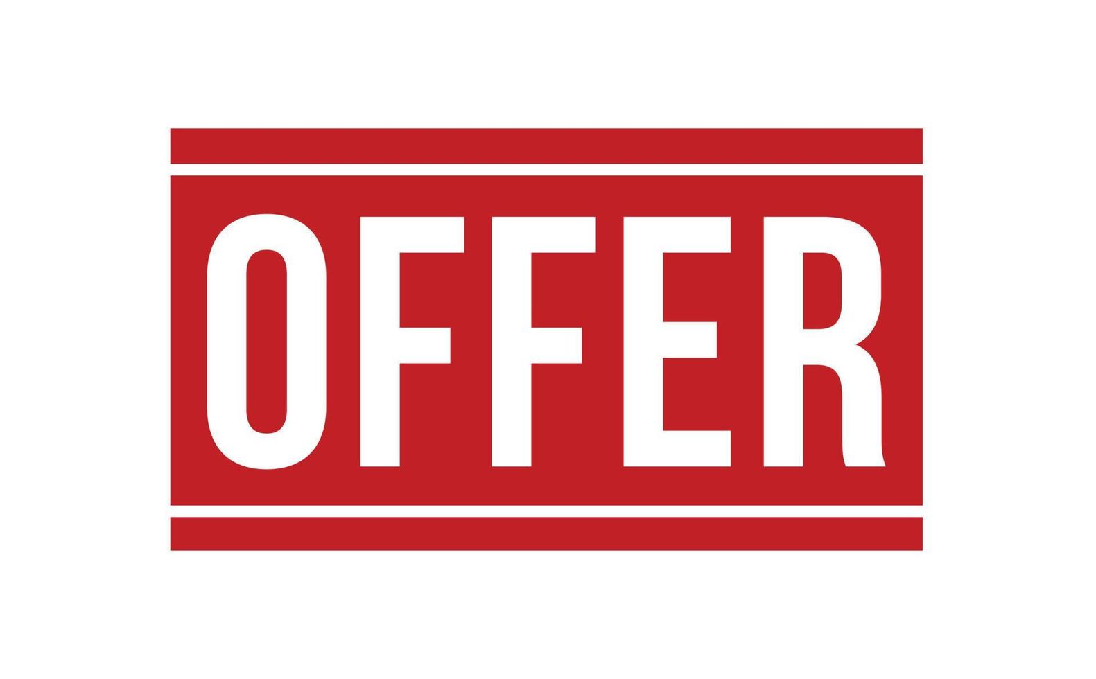 Offer Rubber Stamp vector