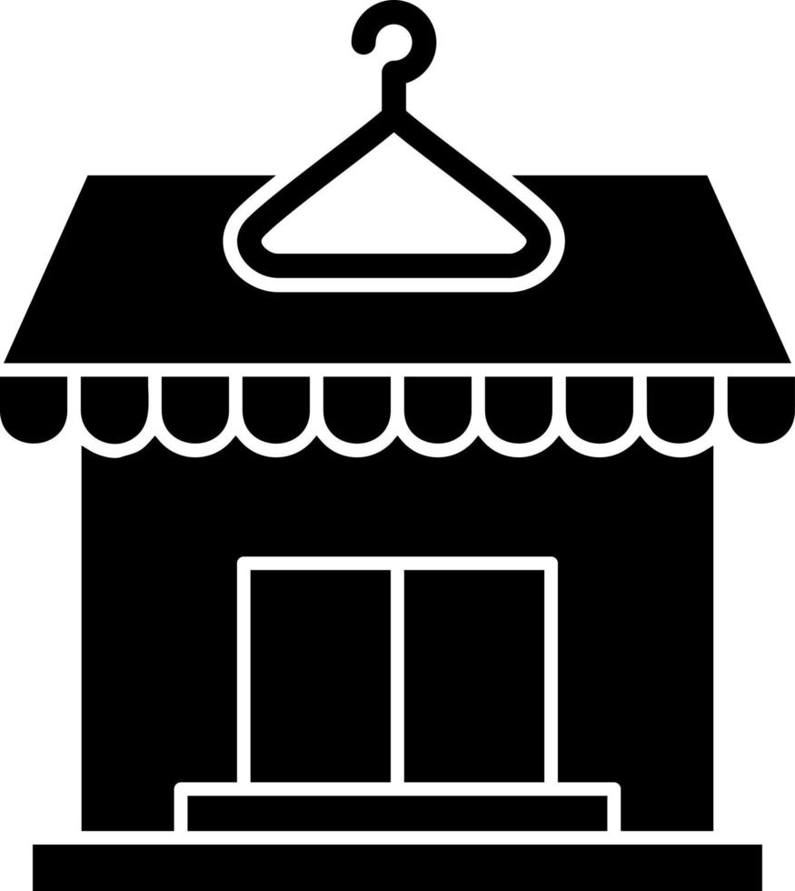 diseño de icono de vector de tienda de segunda mano