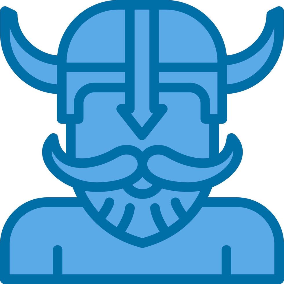 diseño de icono de vector vikingo