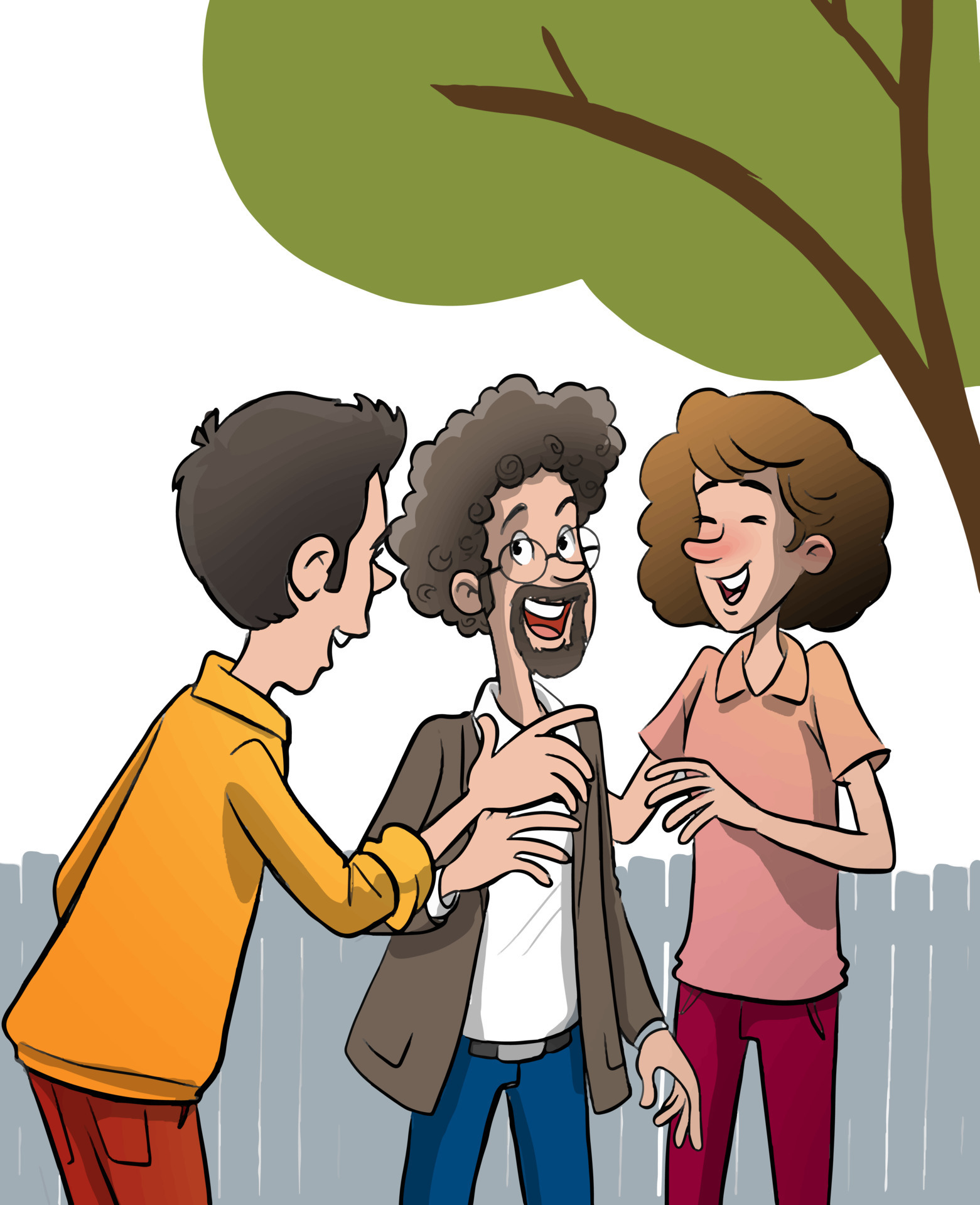 People talking cartoon vector illustration 16883367 Vector Art at Vecteezy