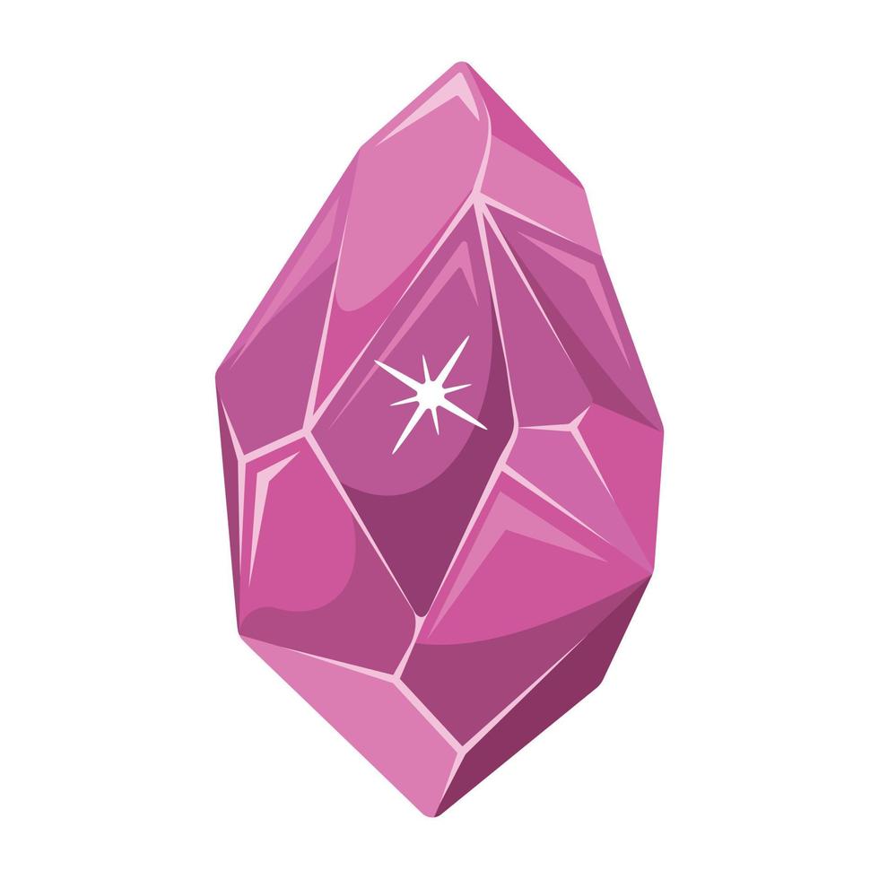 Trendy Amethyst Quartz vector