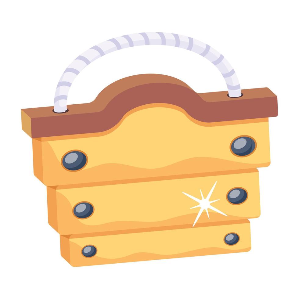 Trendy Hanging Board vector