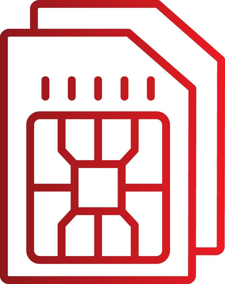 Sim Card Vector Icon
