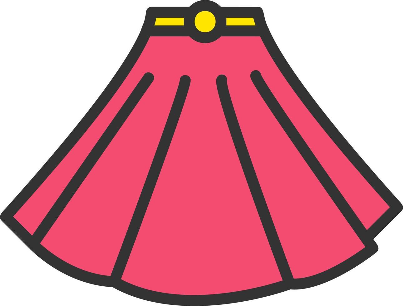 Skirt Vector Icon