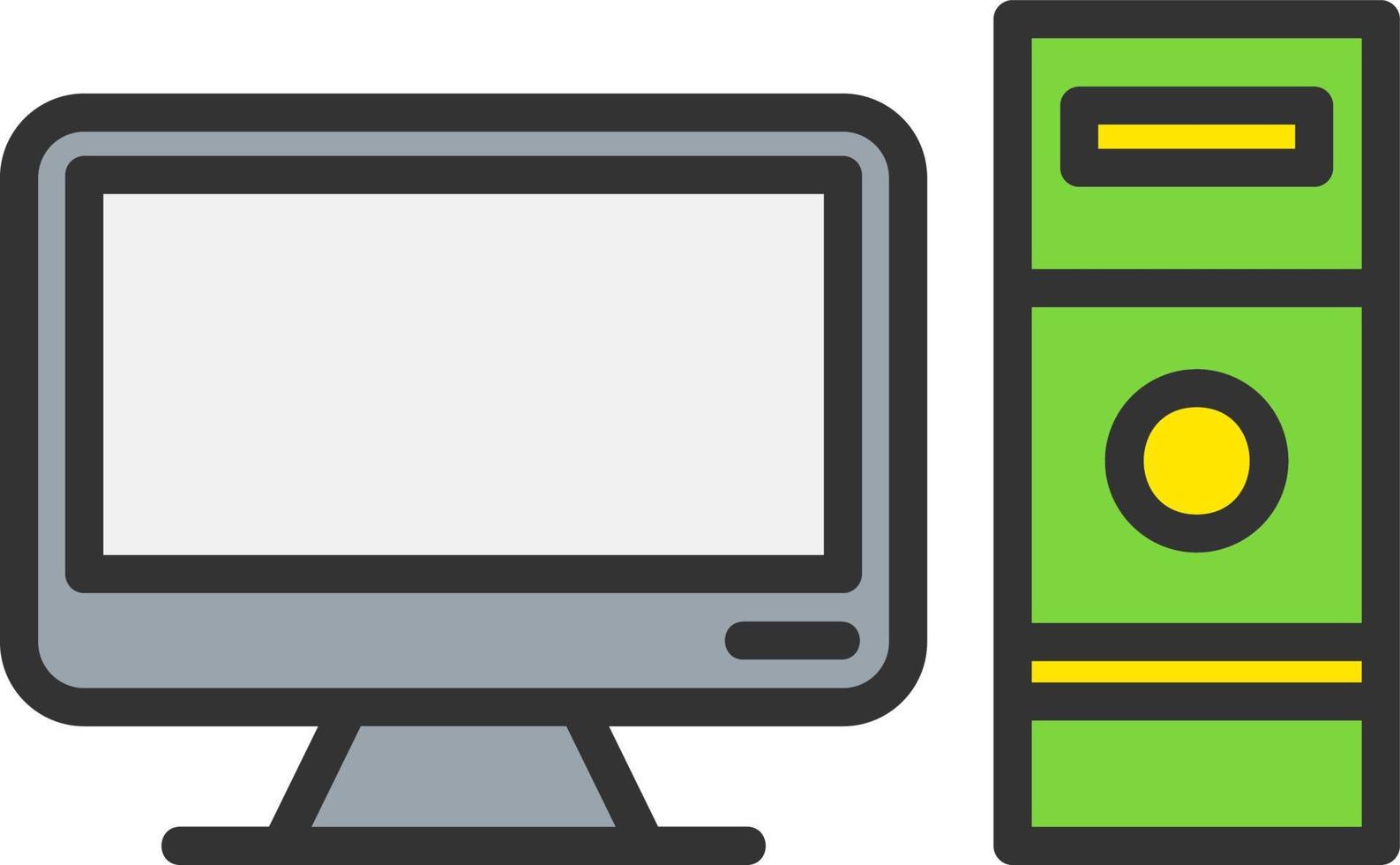 Computer Vector Icon