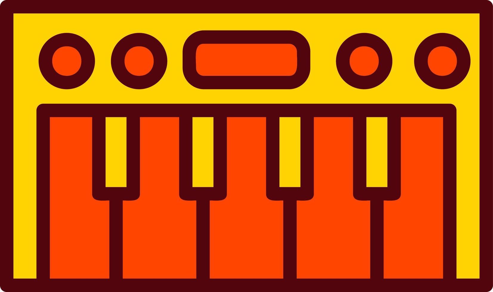 Piano Vector Icon