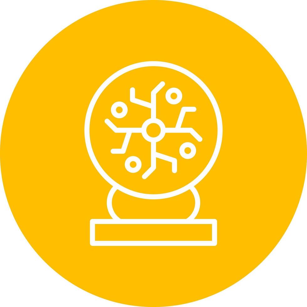 Plasma Ball Vector Icon