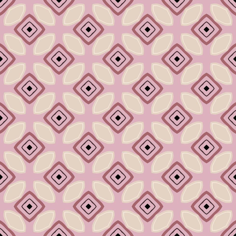 Retro kaleidoscope pattern in the style of the 70s and 60s. Geometric pattern photo