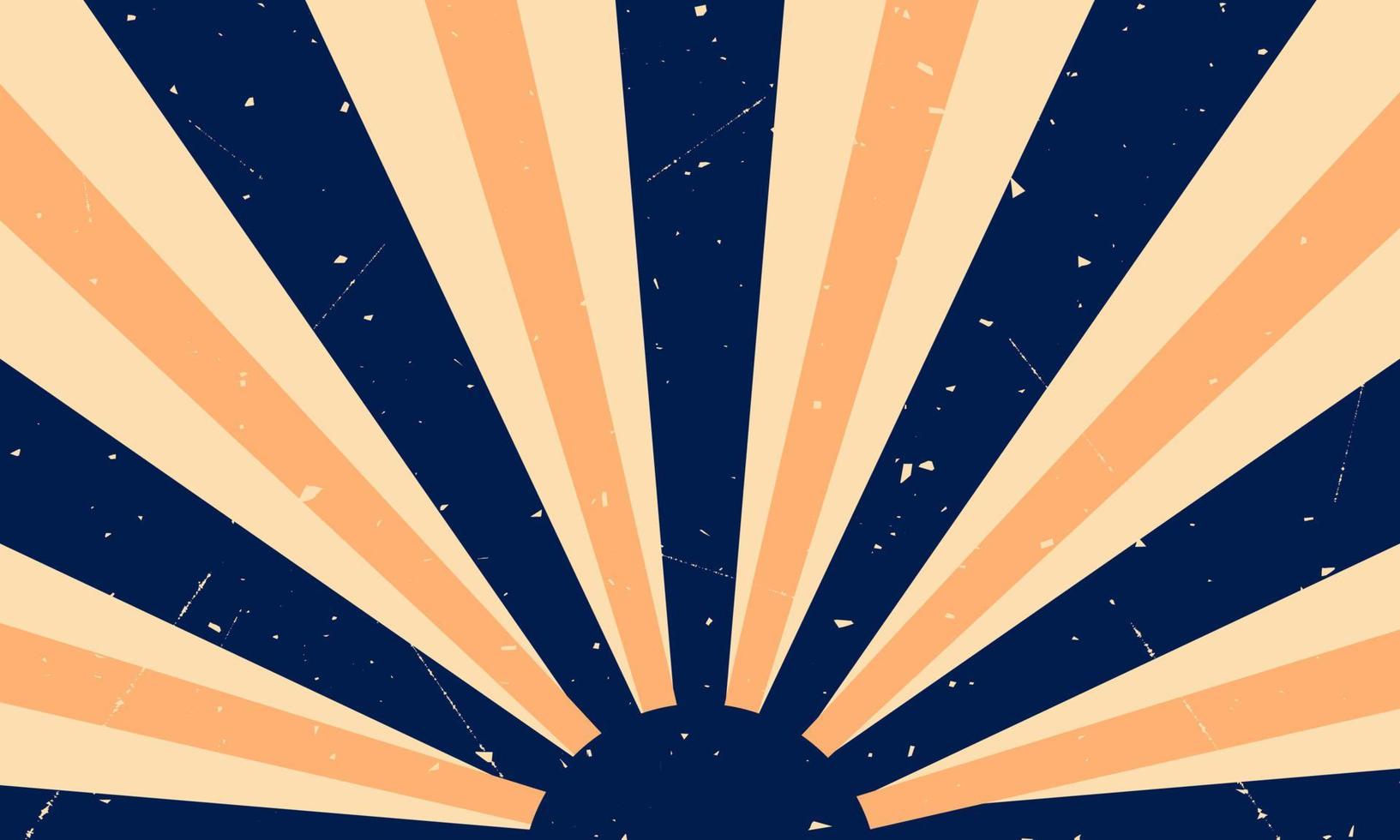 Blue and orange vintage background with lines. Vector EPS10