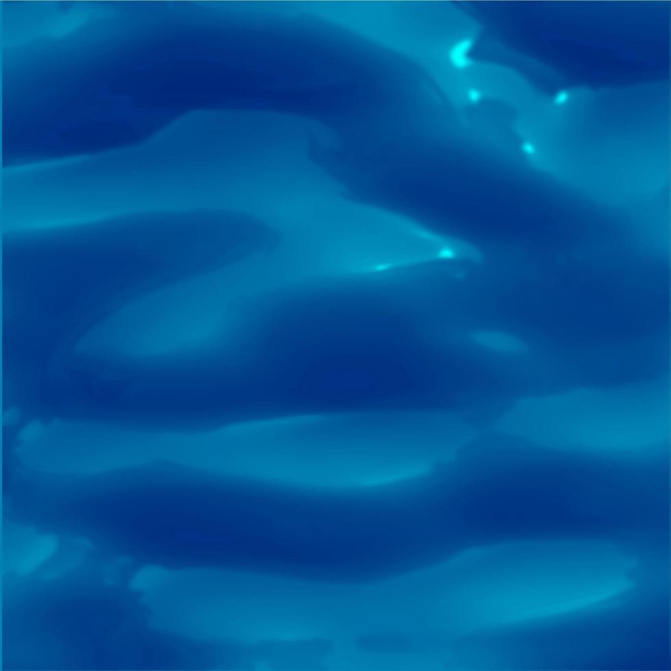 Illustration of water surface with sun reflections colorful image. Ideal swimming pool, sea and ocean texture. vector