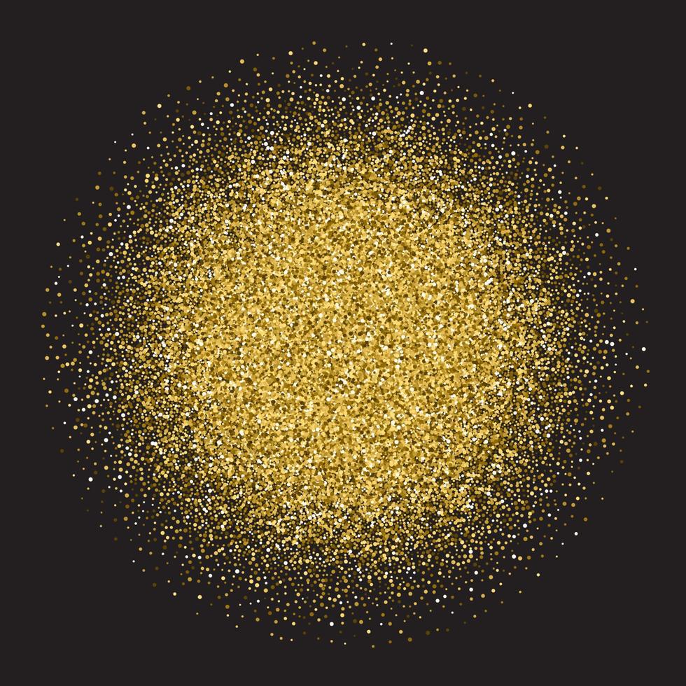 Glitter Background with round space for your text. Vector illustration