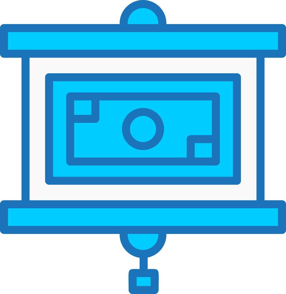 Projector Screen Vector Icon
