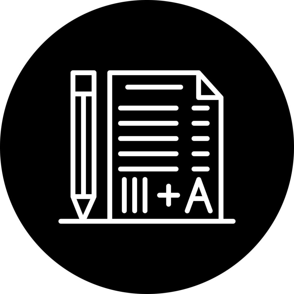 Exam Vector Icon