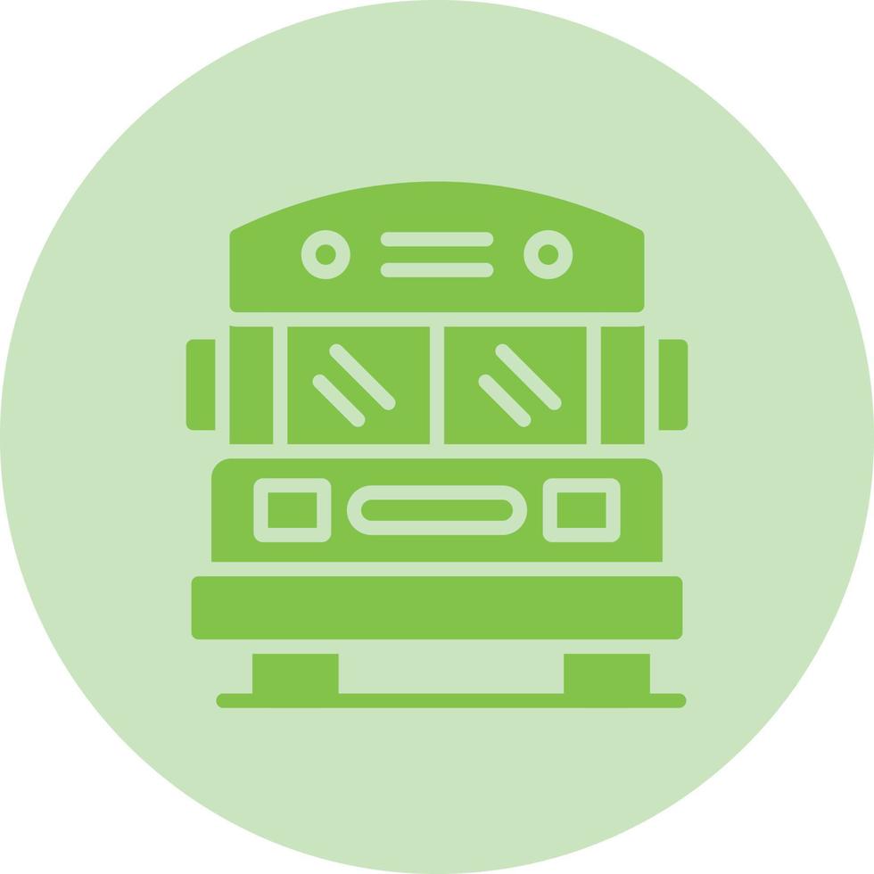 School Bus Vector Icon