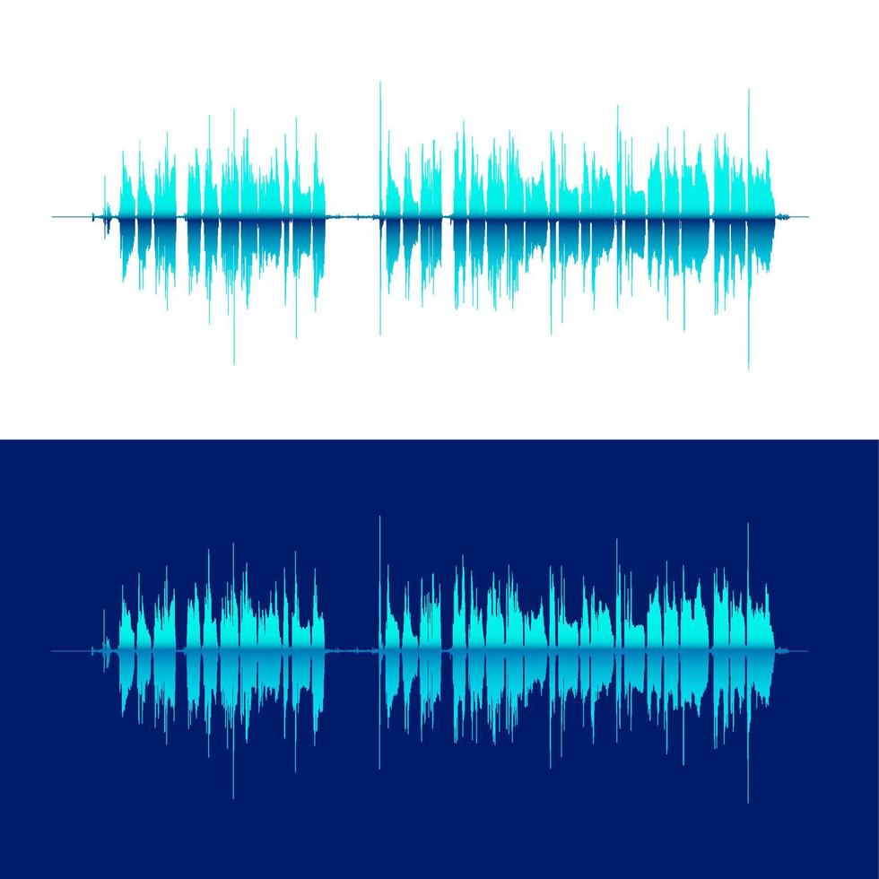 ondas de sonido vectoriales hq. fondo de forma de onda de música. puede usar en clubes, radio, pub, espectáculos de dj, fiestas, conciertos, recitales o en el fondo publicitario de tecnología de audio. vector