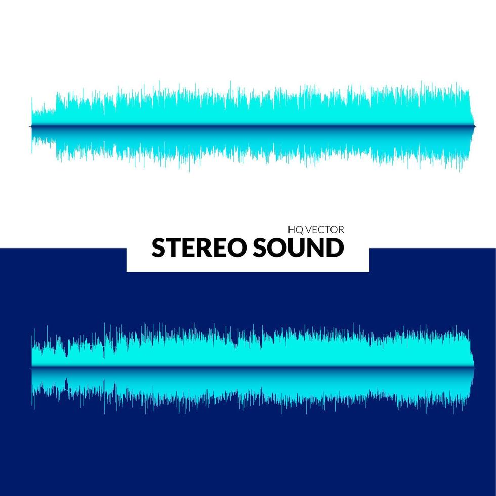 HQ Vector sound waves. Music waveform background. You can use in club, radio, pub, DJ show, party, concerts, recitals or the audio technology advertising background