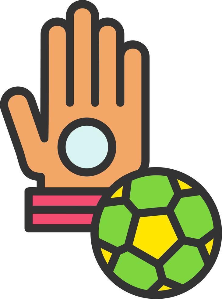 Goalie Vector Icon