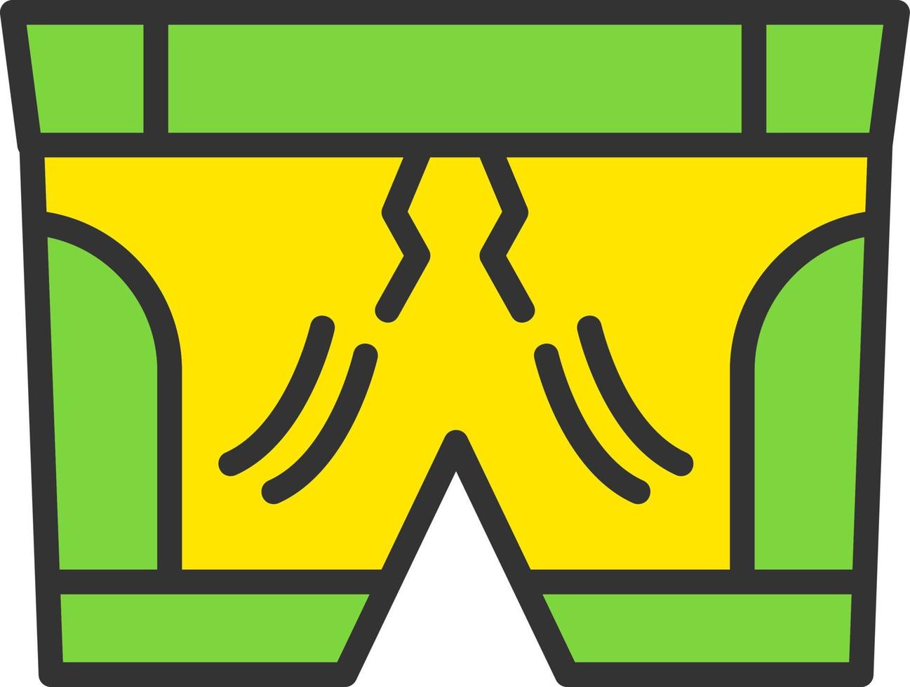 Football Shorts Vector Icon