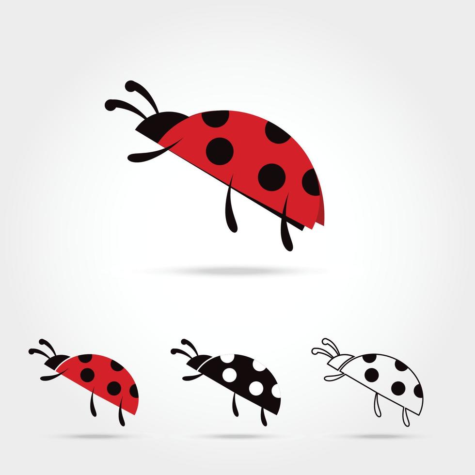 ilustración de la ladybu vector