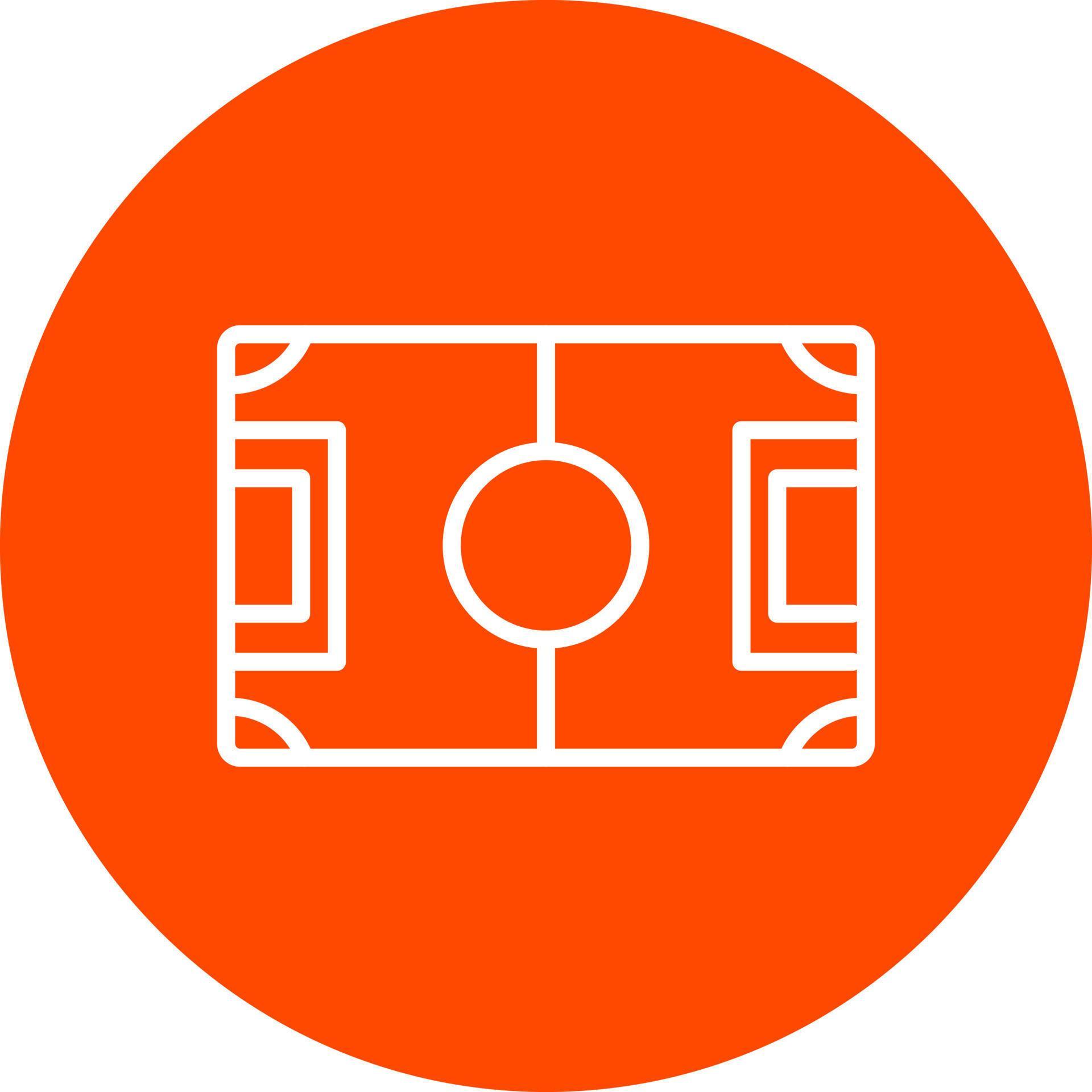 Soccer Field Vector Icon 16889802 Vector Art at Vecteezy