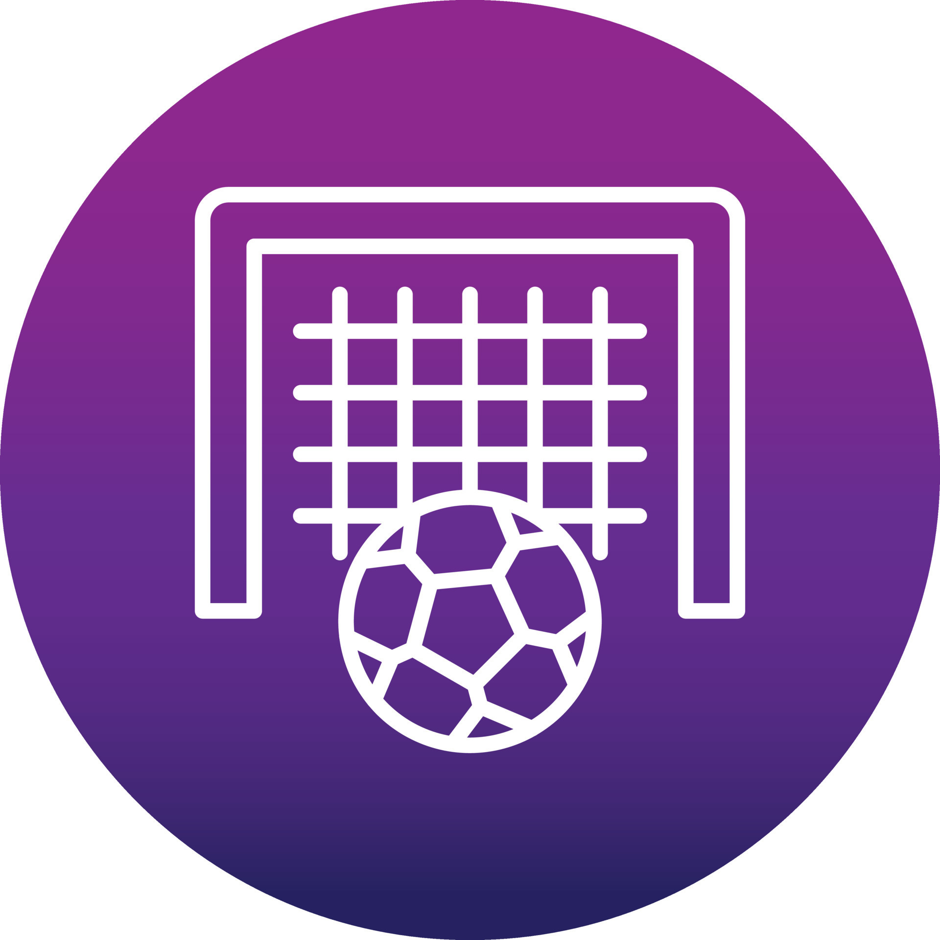 Goal Post Vector Icon 16889869 Vector Art at Vecteezy