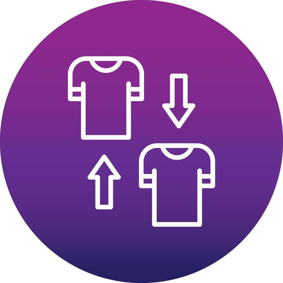 Substitution Vector Icon