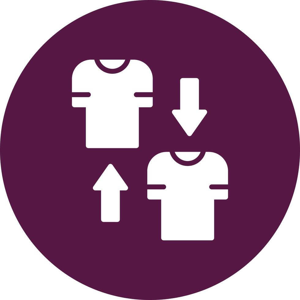 Substitution Vector Icon