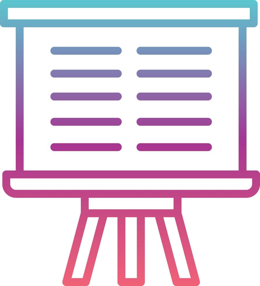 Whiteboard Vector Icon