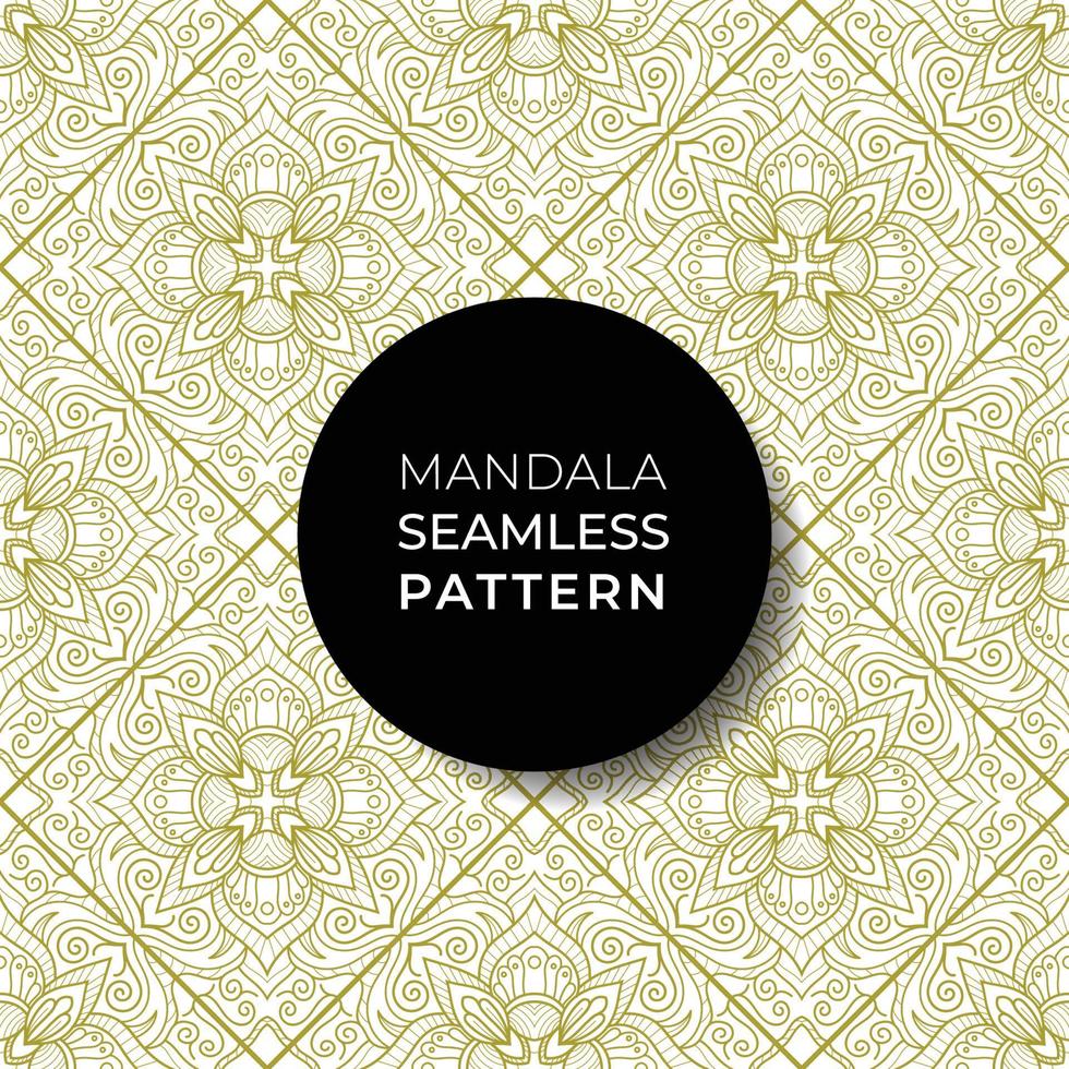 seamless ethnic pattern vector. floral motives mandala vintage decorative element. boho chic. use for textile print template, wall paper, background, wallpaper, and packaging paper. vector