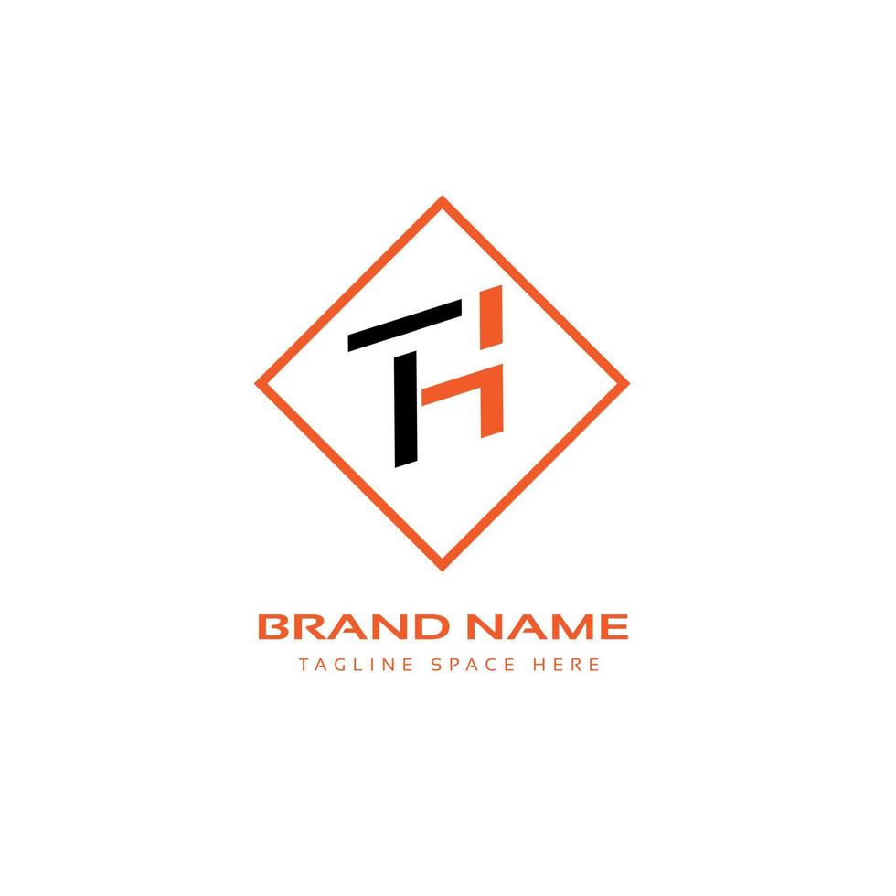 TH Text Logo vector
