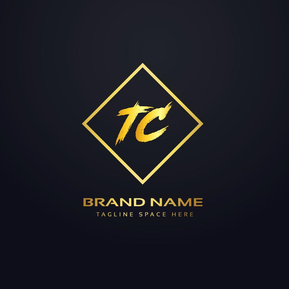 TC Text Logo vector