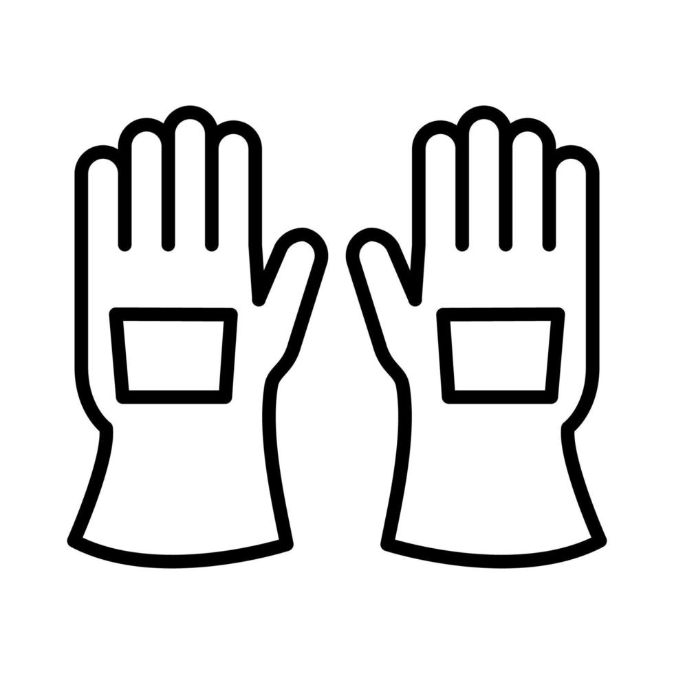 Safety gloves icon vector 16892297 Vector Art at Vecteezy
