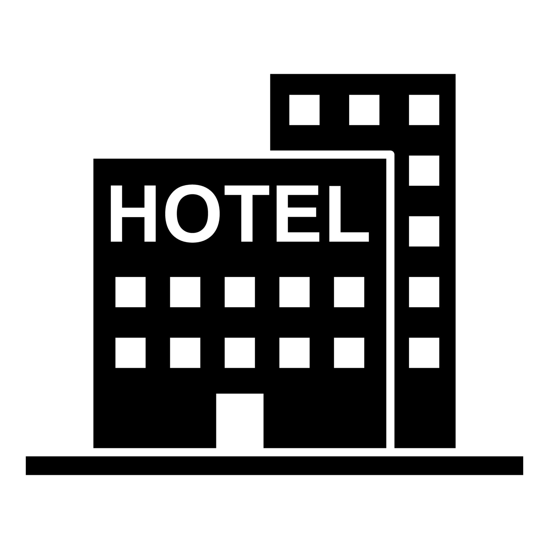 Hotel icon vector 16892364 Vector Art at Vecteezy