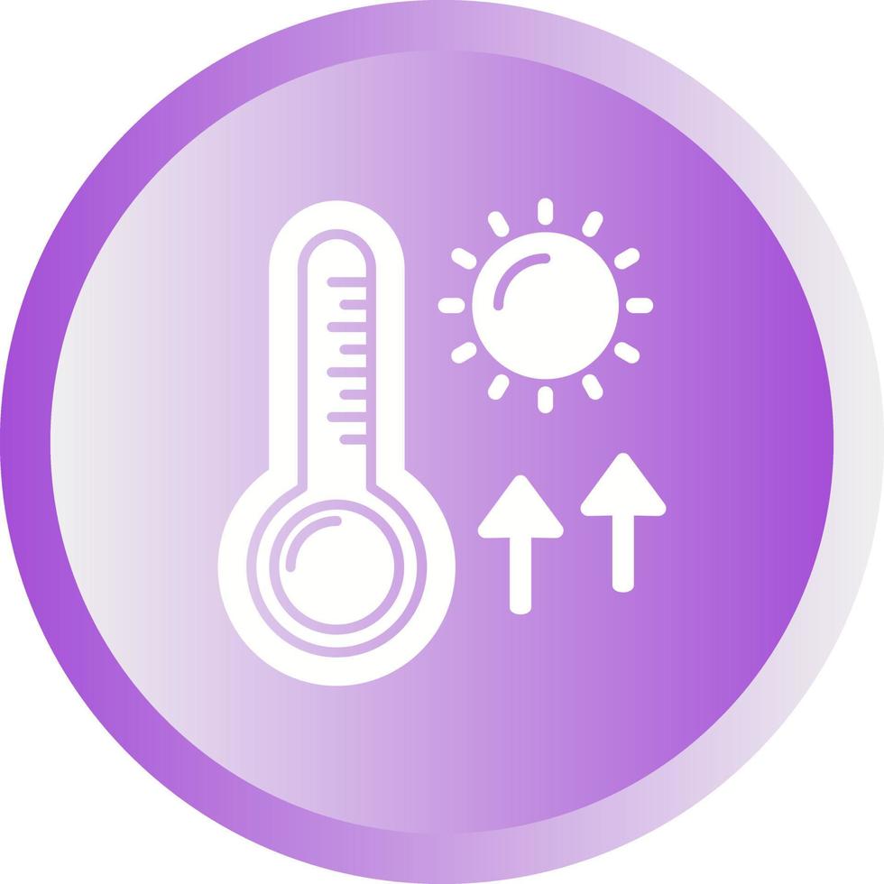 High Temperatures Vector Icon