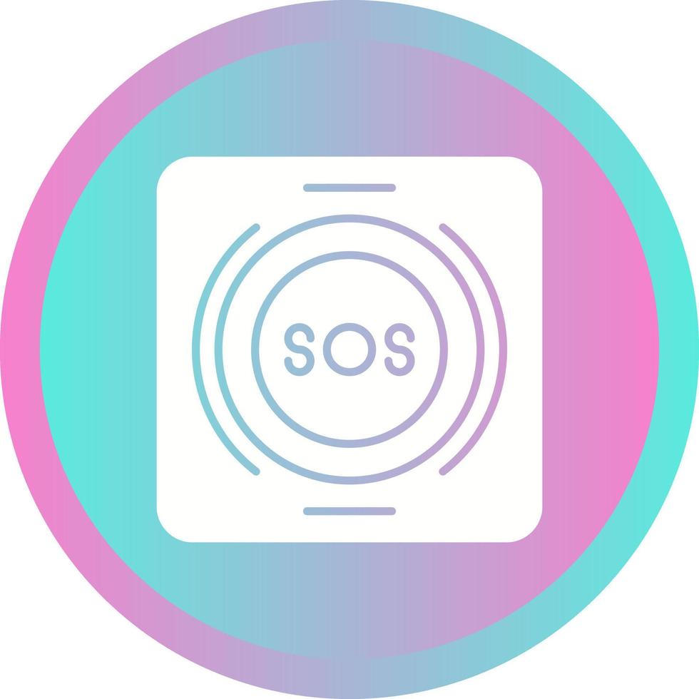 Emergency Button Vector Icon
