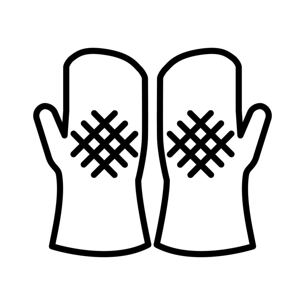 Safety gloves icon vector 16892550 Vector Art at Vecteezy