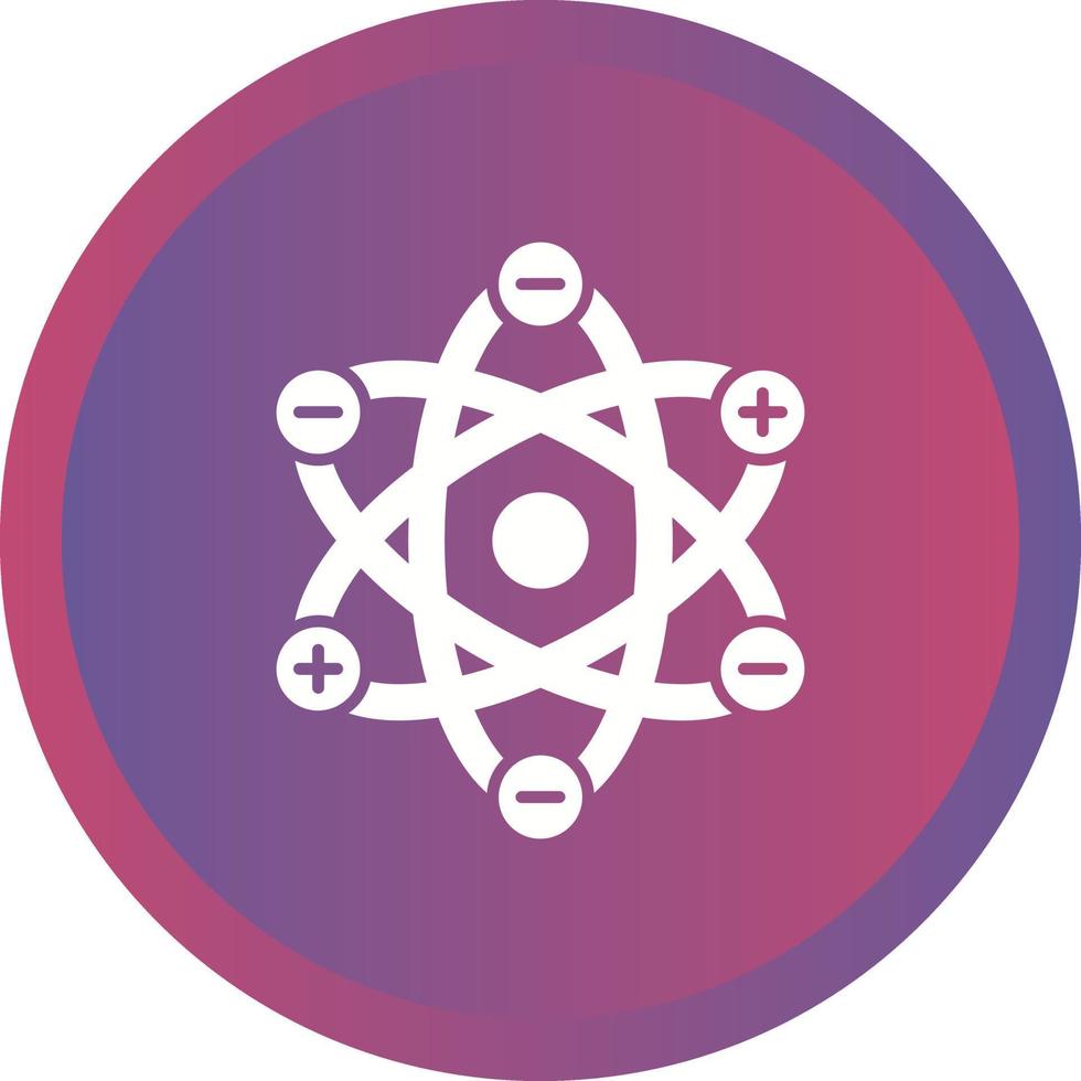 Atom Structure Vector Icon