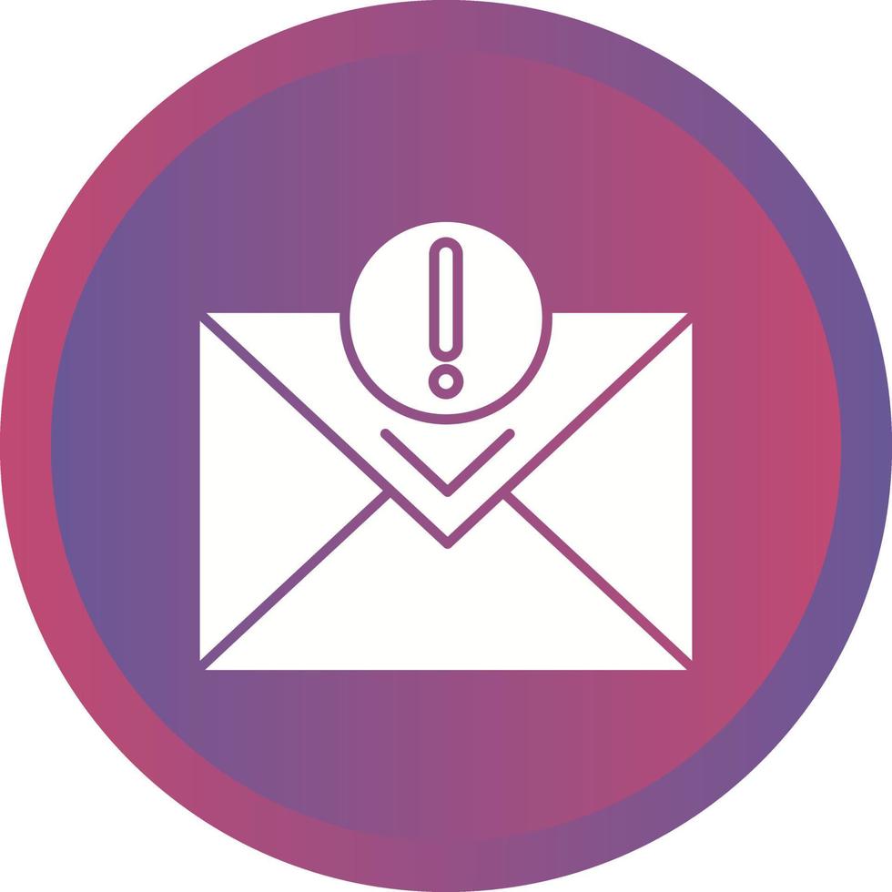 Urgent Mail Vector Icon