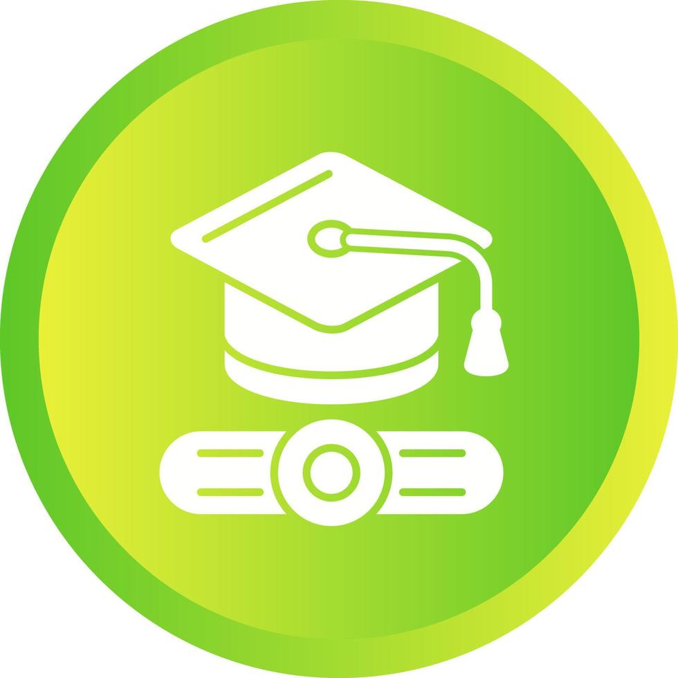 Graduated Vector Icon