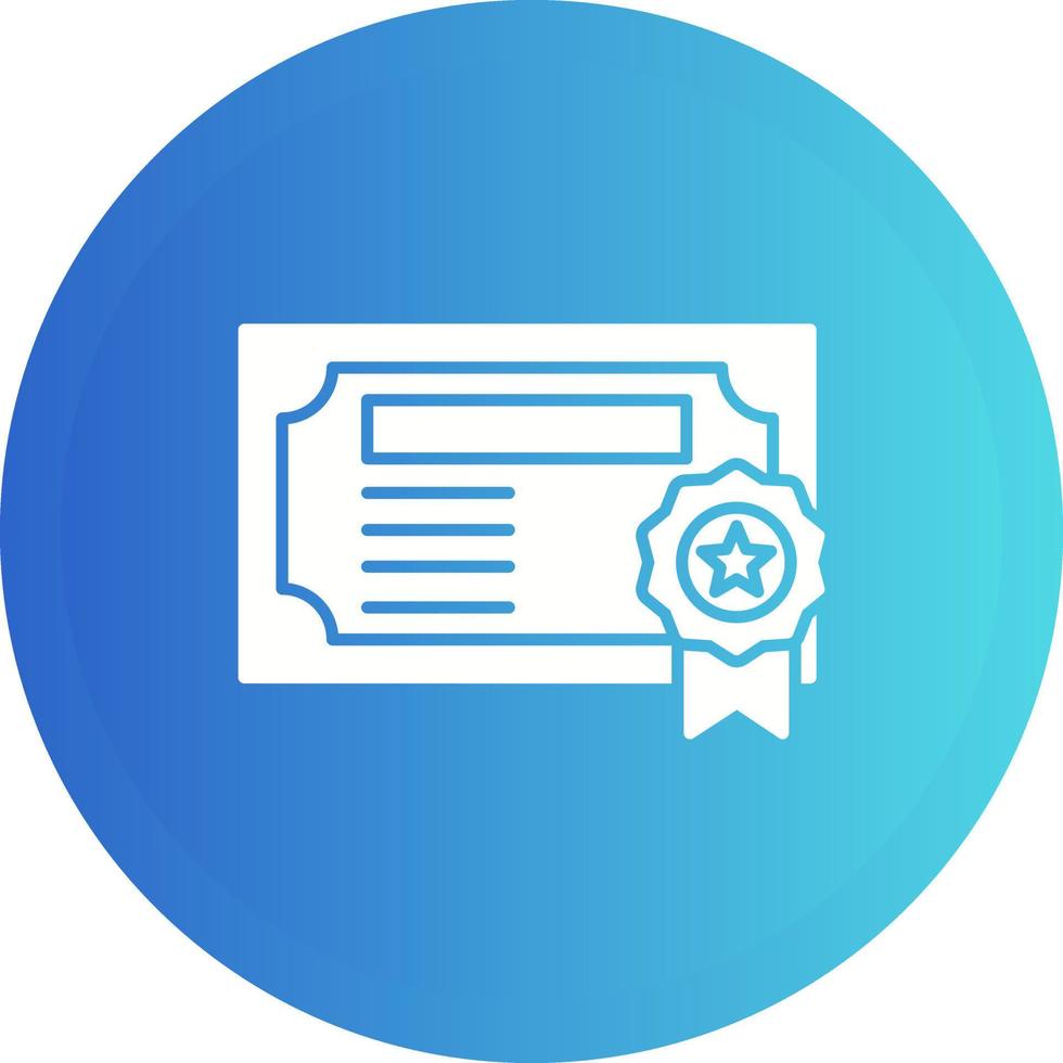 Certificate Vector Icon