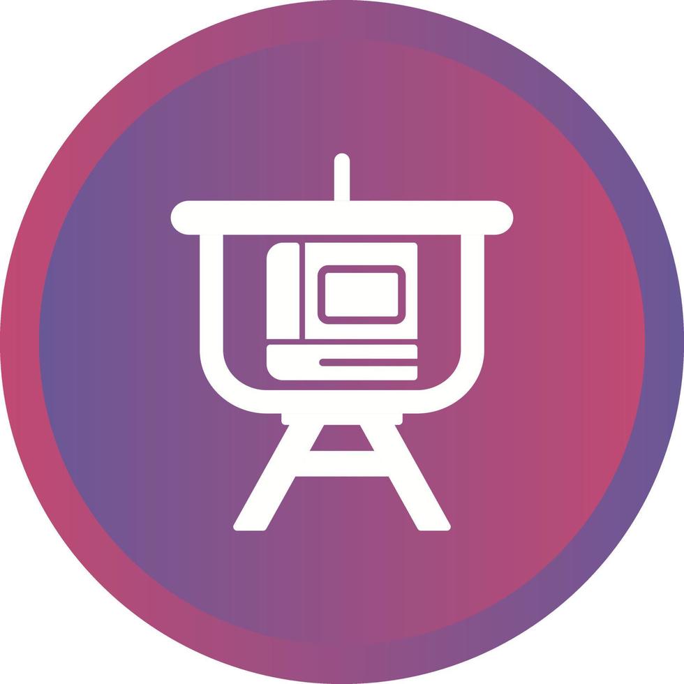 Education Presentation Vector Icon
