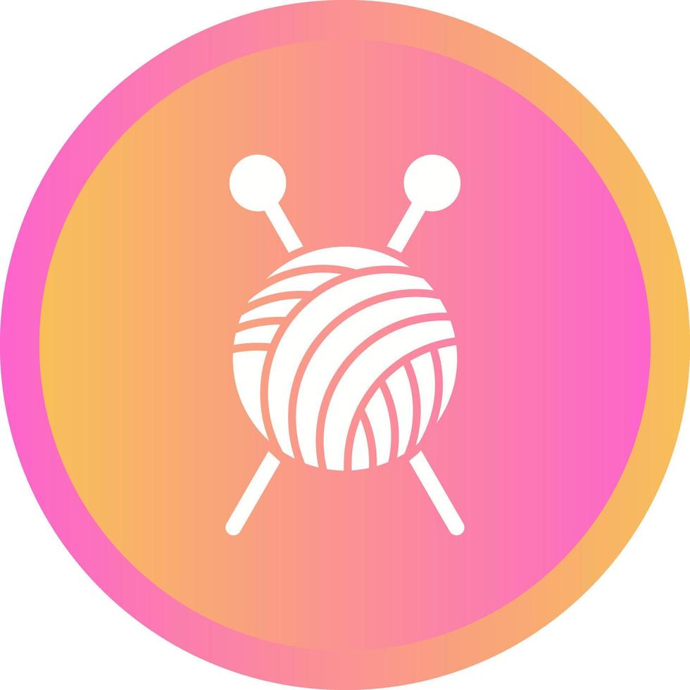 Knitting Vector Icon