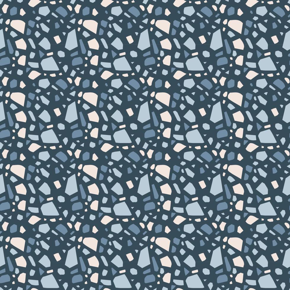 Terrazzo italian floor seamless pattern vector
