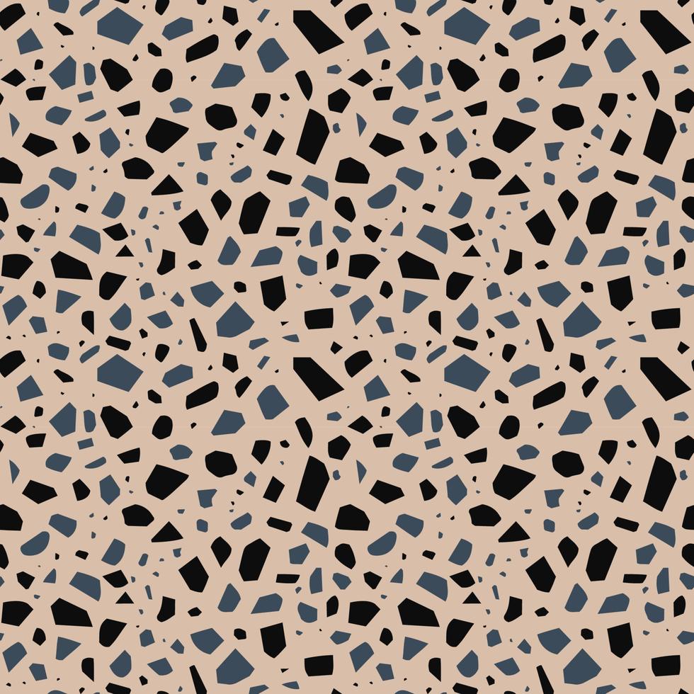 Terrazzo italian floor seamless pattern vector