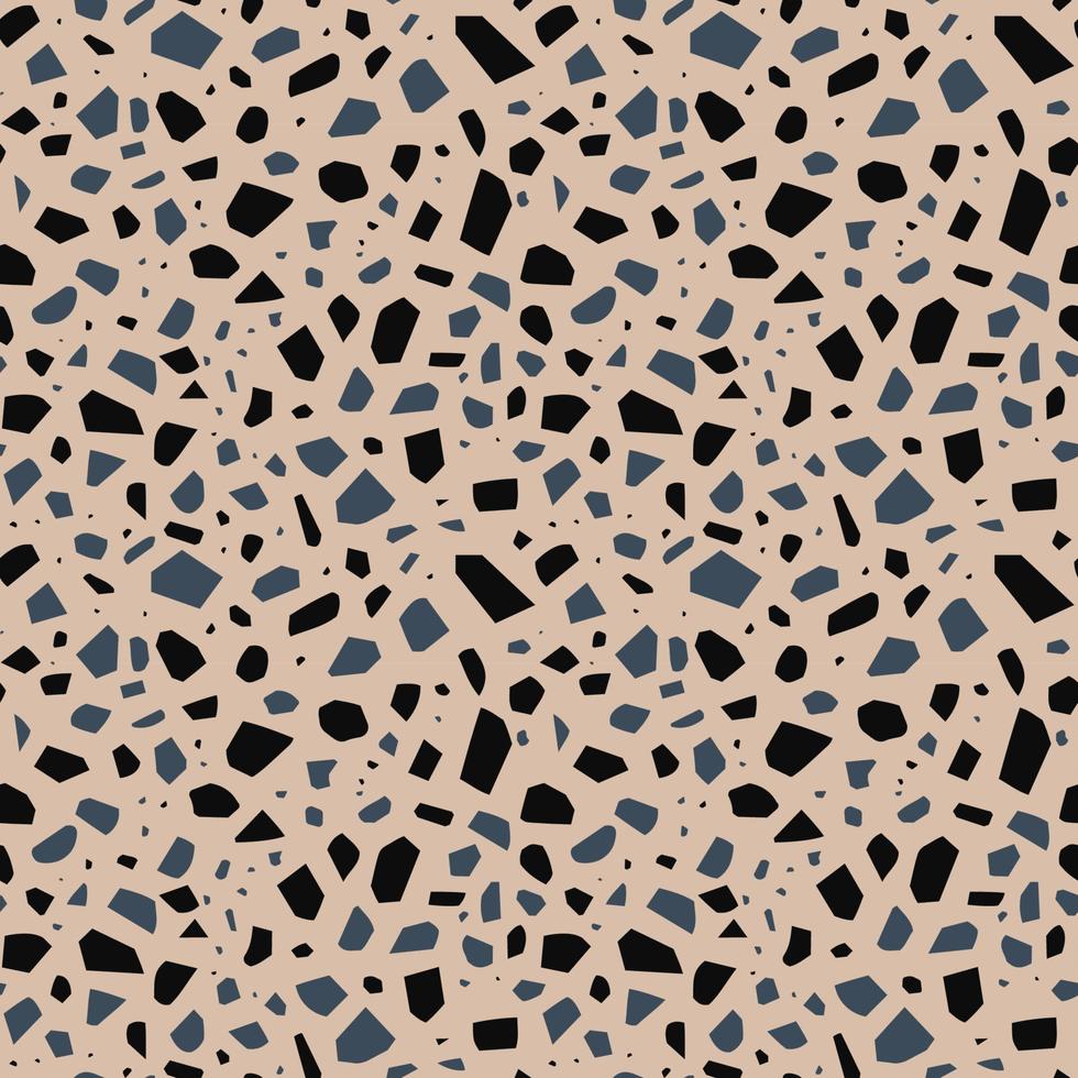 Terrazzo italian floor seamless pattern vector