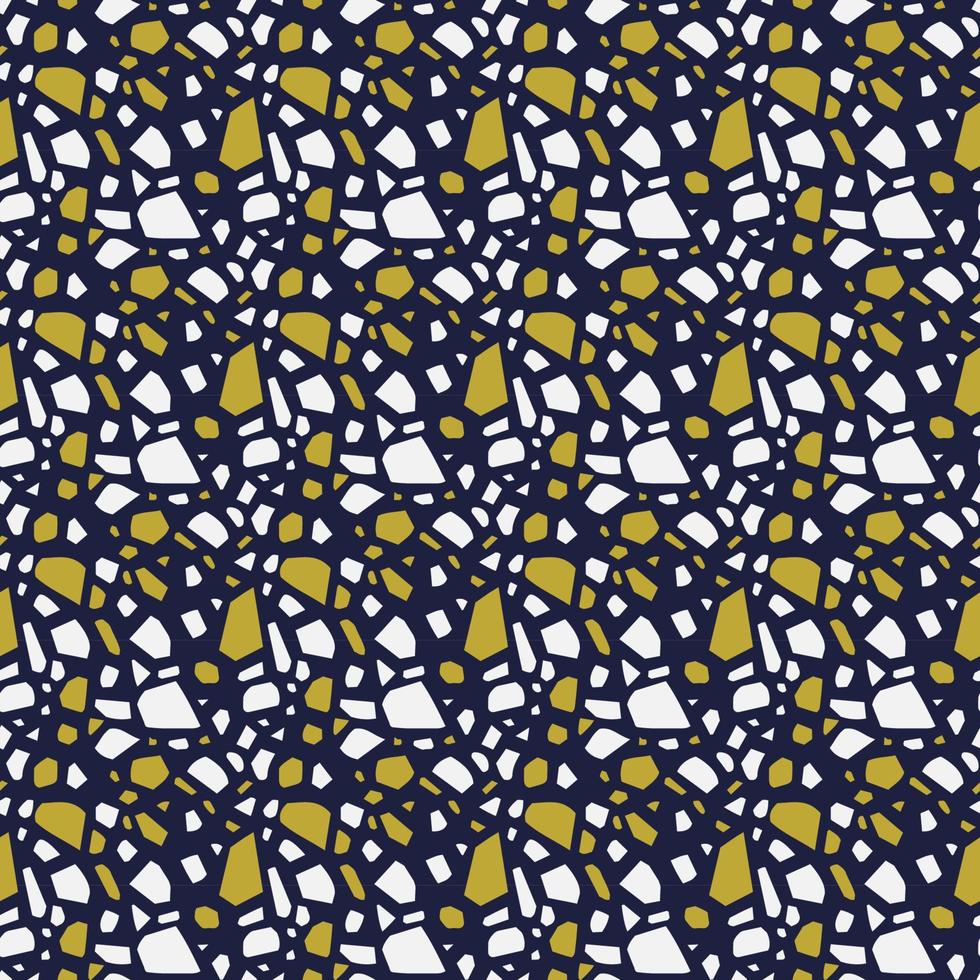 Terrazzo italian floor seamless pattern vector