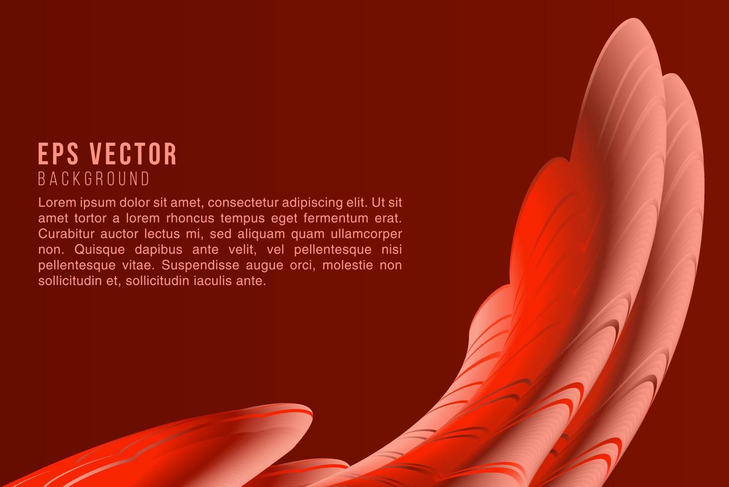 Red abstract geometrical monochrome background. can used for template, backdrop, banner vector