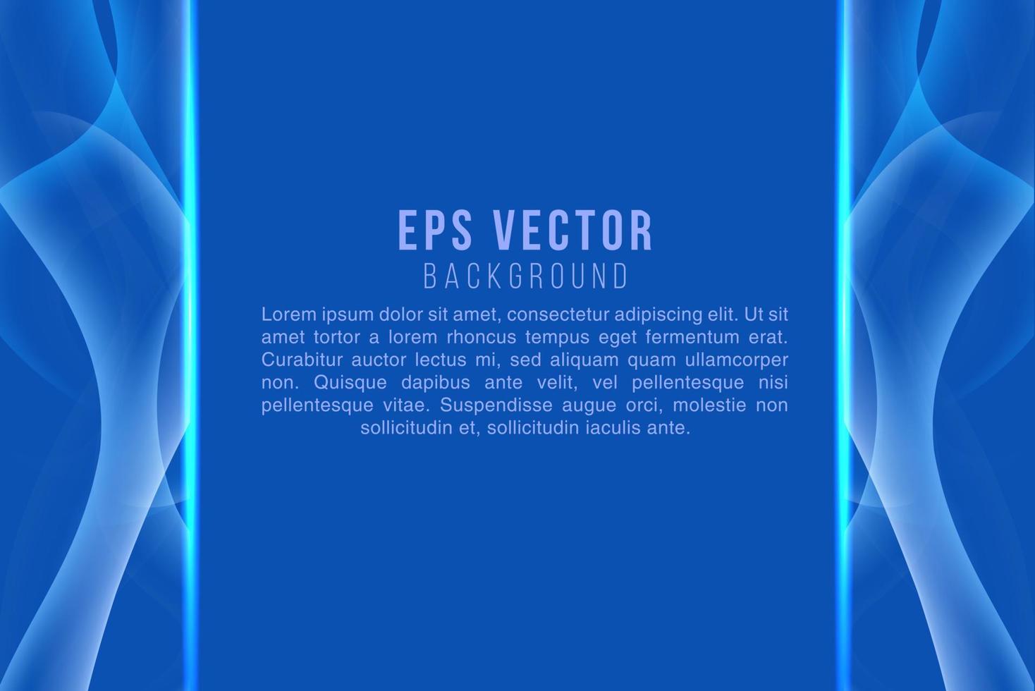 Blue hi-tech futuristic abstract background template with square shapes vector