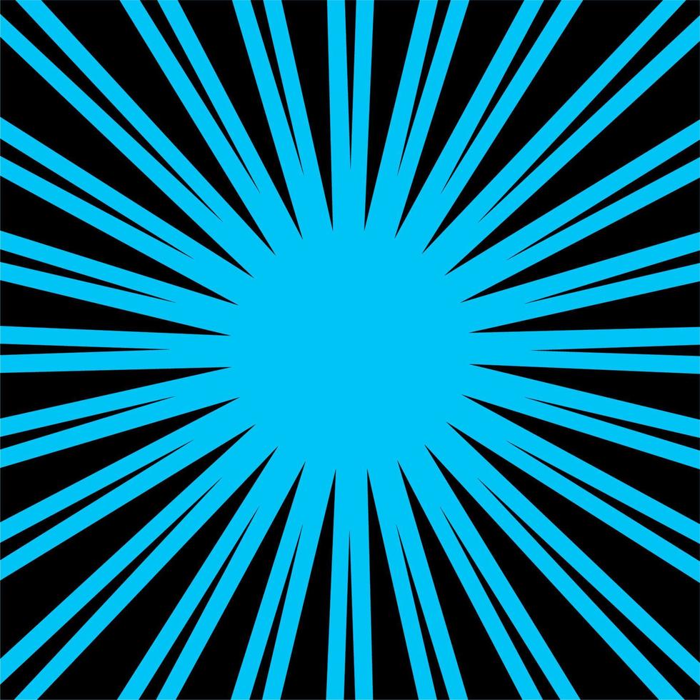 Comic blue background vector