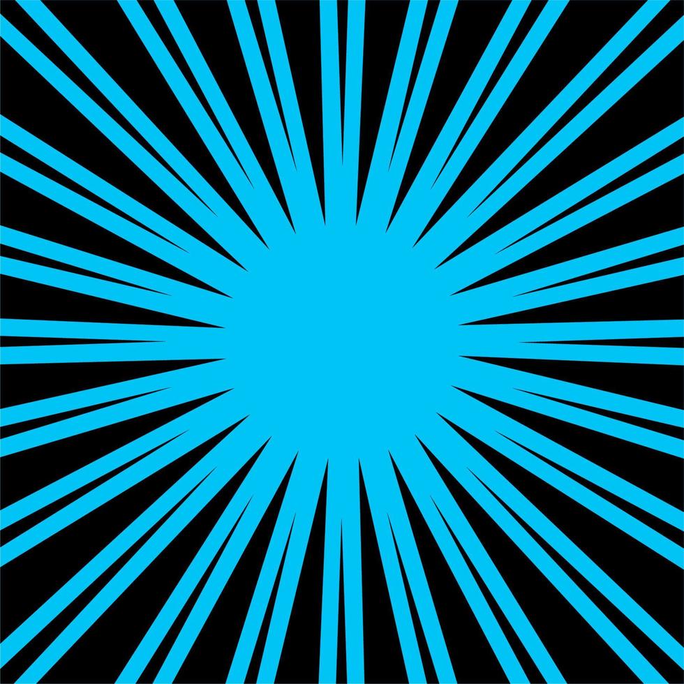 fondo azul cómico vector